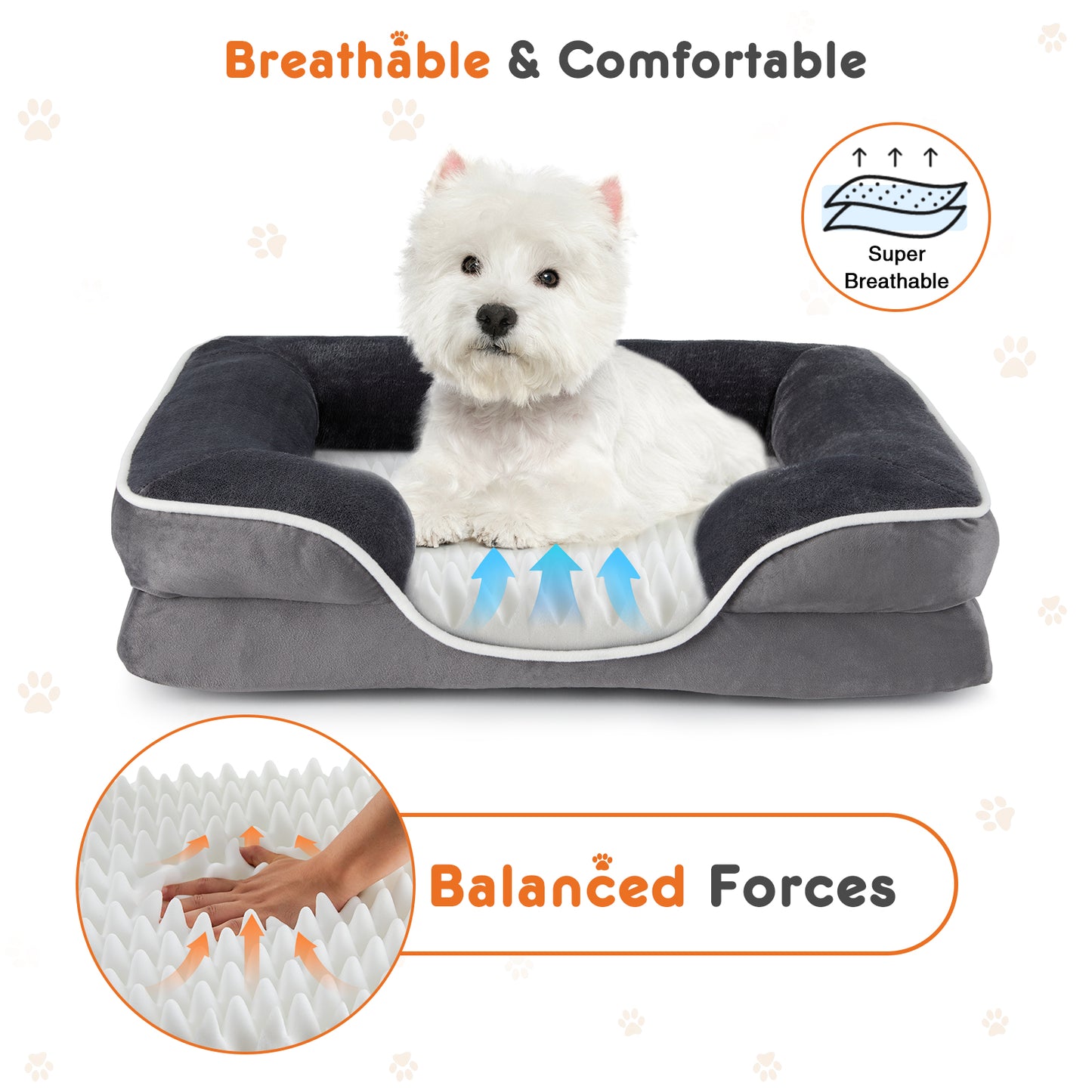 Memory Foam Pet Bed Small