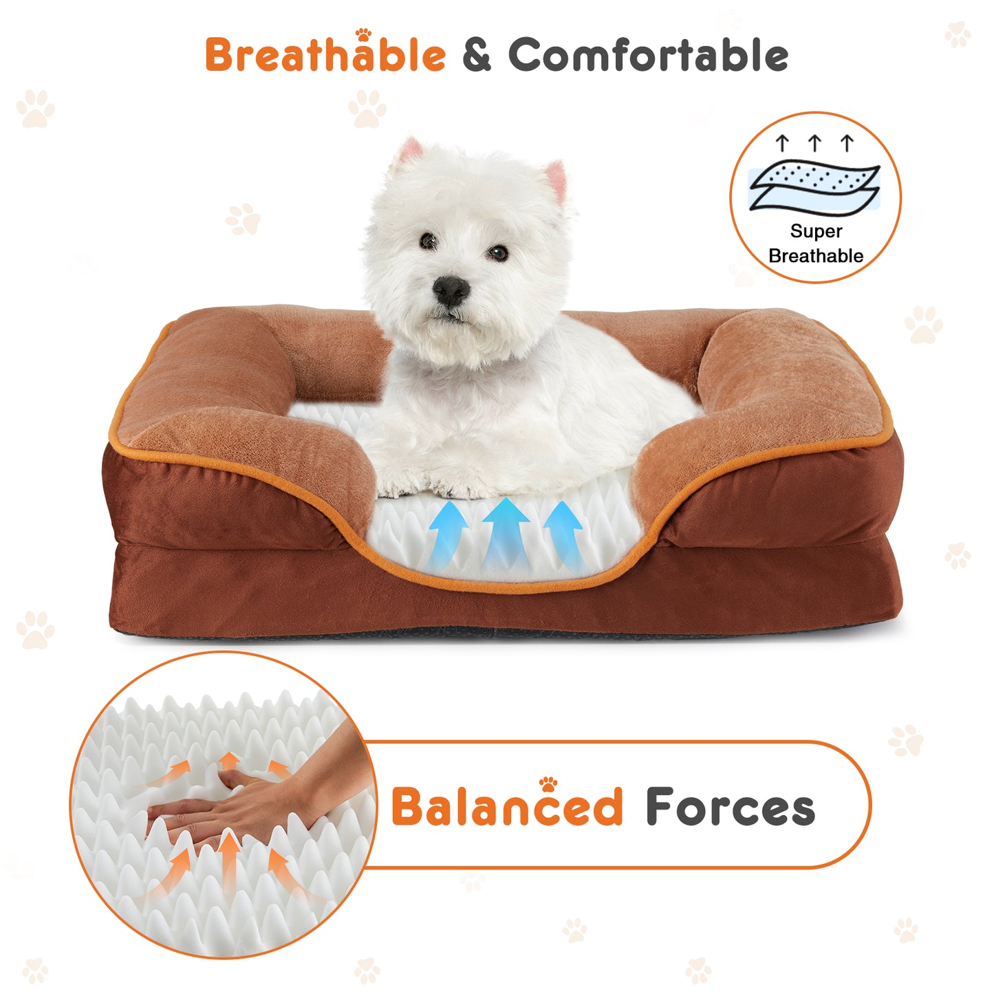 Memory Foam Pet Bed Small